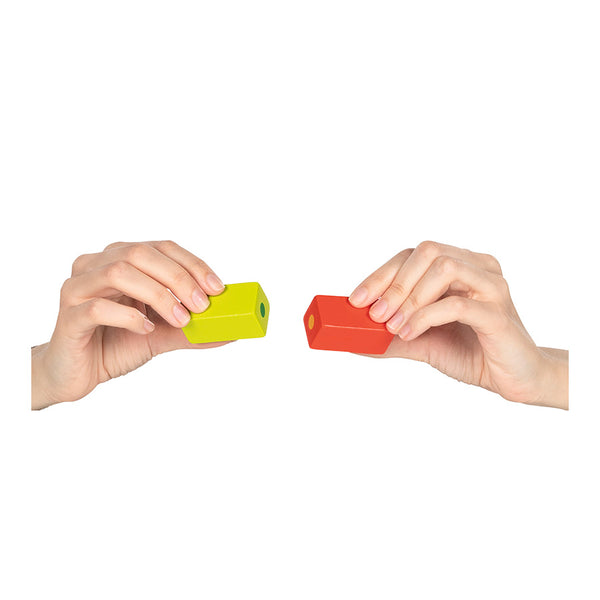 Juguete de arrastre Tren Con Ruedas de Madera Goki