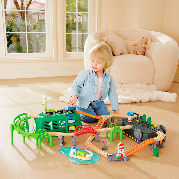 Tren de madera Eco‑Energía Hape
