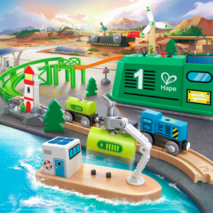 Tren de madera Eco‑Energía Hape