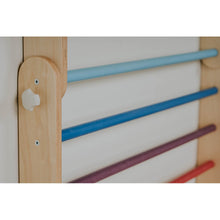 Load image into Gallery viewer, Pikler Triangle + Swedish Wall 2 in 1 + Ramp - Rainbow
