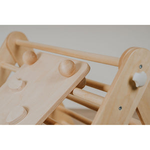 Triangle Pikler + Paret Sueca 2 en 1 + Rampa - Natural