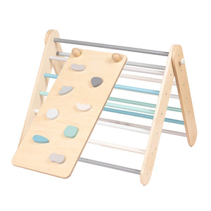 Triangle Pikler + Paret Sueca 2 en 1 + Rampa - Pastel