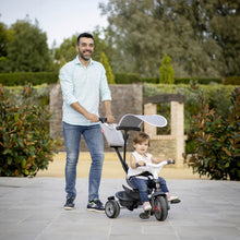 Load image into Gallery viewer, Smoby Baby Driver Grey Evolutionary Tricycle
