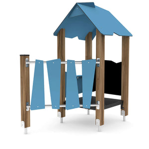 Caseta infantil Wooden per a ús públic