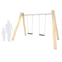 Load image into Gallery viewer, Robinia double swing mixed for public use
