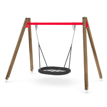 Load image into Gallery viewer, Wooden nest swing for public use

