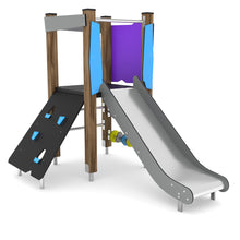 Load image into Gallery viewer, Wooden 1 playground slide 90 public use
