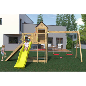 parque infantil moderno para jardín