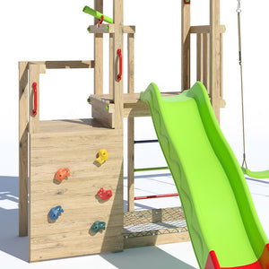 Ultra Explorer playground with climbing wall and  slide