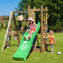 Load image into Gallery viewer, Samll climbing frame swing and slide

