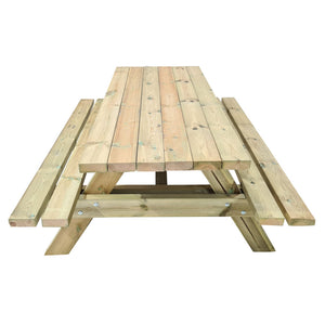 mesa de picnic de madera